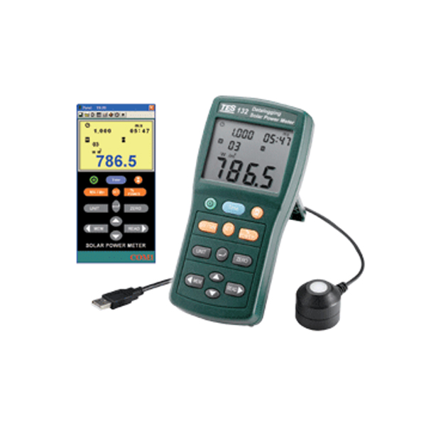 吴江记录型太阳能光功率表TES-132